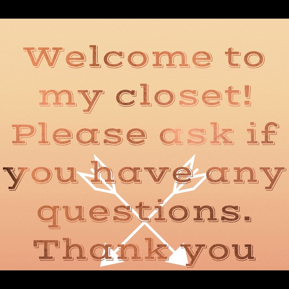 Welcome to my closet!